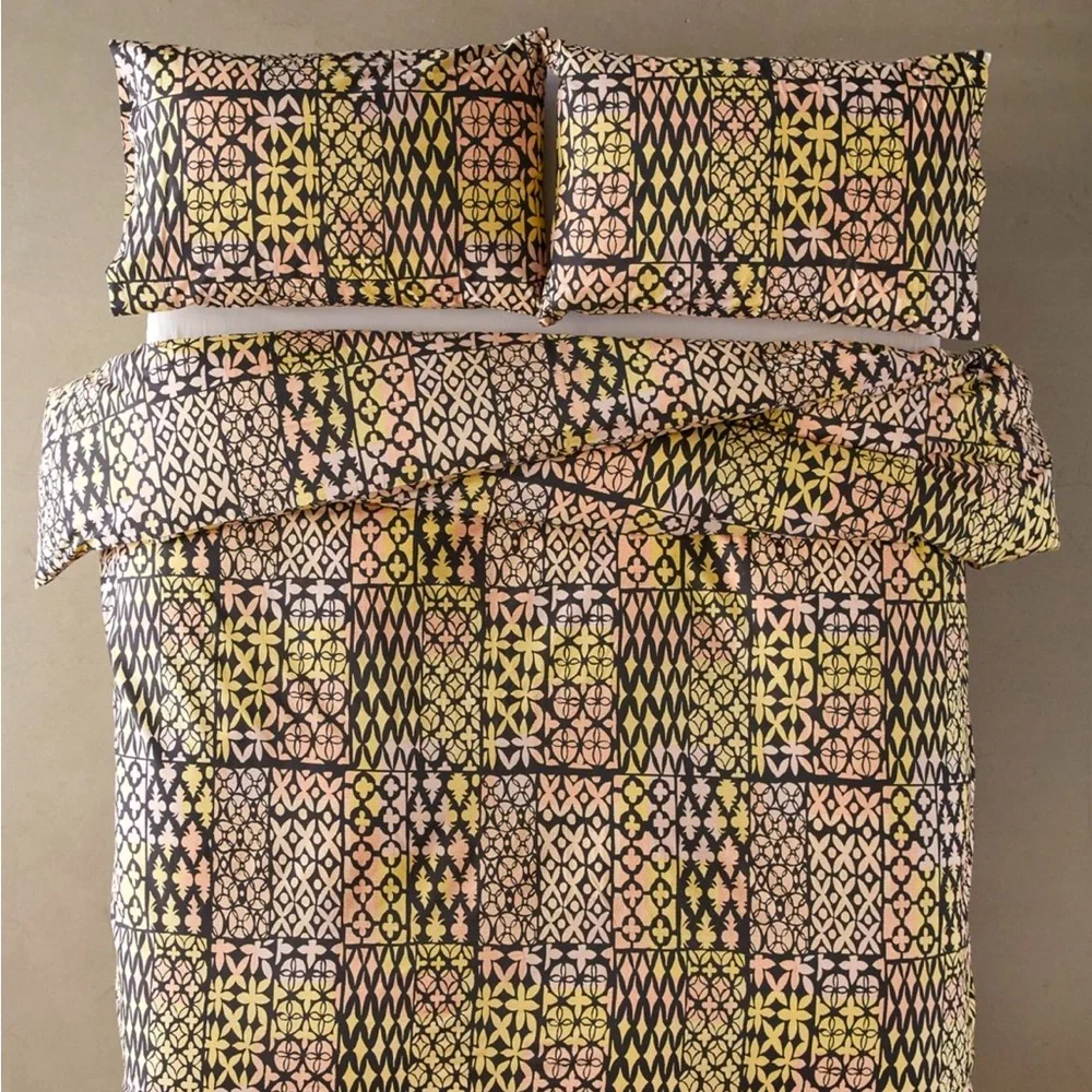 Cool Geometric Full/ Queen Duvet Cover